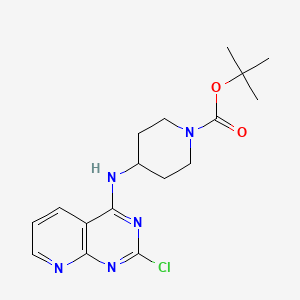 tert-Butyl 4-((2-chloropyrido[2,3-d]pyrimidin-4-yl)amino)piperidine-1-carboxylate