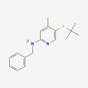 N-Benzyl-5-(tert-butylthio)-4-methylpyridin-2-amine