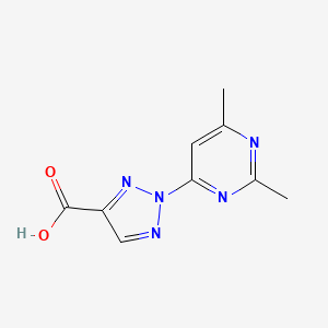 2-(2,6-Dimethylpyrimidin-4-yl)-2H-1,2,3-triazole-4-carboxylic acid