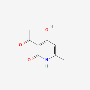 molecular formula C8H9NO3 B1505732 3-Acetyl-4-hydroxy-6-methylpyridin-2(1h)-one CAS No. 5501-39-3