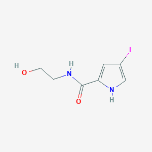 N-(2-Hydroxyethyl)-4-iodo-1H-pyrrole-2-carboxamide