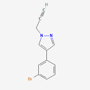 4-(3-Bromophenyl)-1-(prop-2-yn-1-yl)-1H-pyrazole