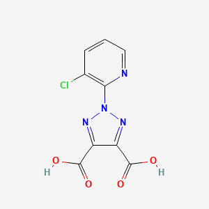 2-(3-Chloropyridin-2-yl)-2H-1,2,3-triazole-4,5-dicarboxylic acid