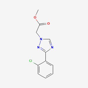 Methyl 2-(3-(2-chlorophenyl)-1H-1,2,4-triazol-1-yl)acetate