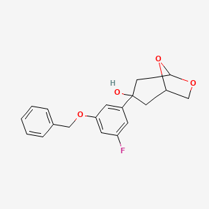 3-(3-(Benzyloxy)-5-fluorophenyl)-6,8-dioxabicyclo[3.2.1]octan-3-OL