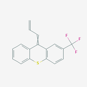 molecular formula C17H11F3S B1505741 9-(Prop-2-EN-1-ylidene)-2-(trifluoromethyl)-9H-thioxanthene CAS No. 28973-34-4