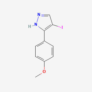 4-Iodo-3-(4-methoxyphenyl)-1H-pyrazole