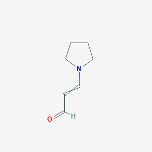 molecular formula C7H11NO B1505744 3-(Pyrrolidin-1-YL)prop-2-enal CAS No. 30545-31-4
