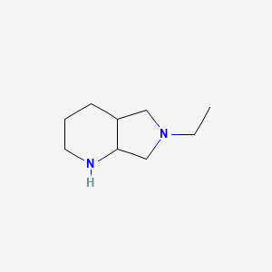 molecular formula C9H18N2 B1505746 6-Ethyloctahydropyrrolo[3,4-B]pyridine CAS No. 1141669-88-6