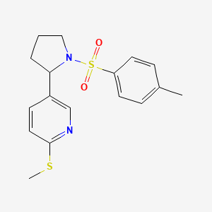 2-(Methylthio)-5-(1-tosylpyrrolidin-2-yl)pyridine