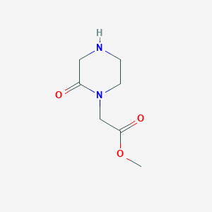 molecular formula C7H12N2O3 B1505747 甲基(2-氧代哌嗪-1-基)乙酸酯 CAS No. 32705-79-6