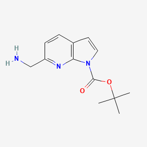 Tert-butyl 6-(aminomethyl)-1H-pyrrolo[2,3-B]pyridine-1-carboxylate