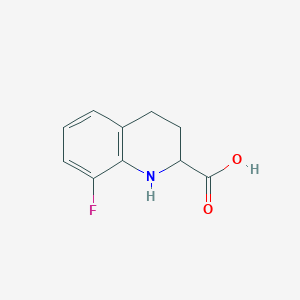 molecular formula C10H10FNO2 B1505748 8-Fluoro-1,2,3,4-tetrahydro-2-quinolinecarboxylic acid 