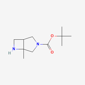 tert-Butyl 5-methyl-3,6-diazabicyclo[3.2.0]heptane-3-carboxylate