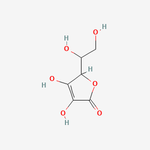molecular formula C6H8O6 B1505753 D-erythro-Hex-2-enonic acid, gamma-lactone CAS No. 62624-30-0