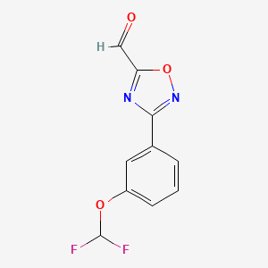 3-(3-(Difluoromethoxy)phenyl)-1,2,4-oxadiazole-5-carbaldehyde