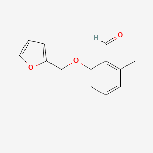 2-(Furan-2-ylmethoxy)-4,6-dimethylbenzaldehyde