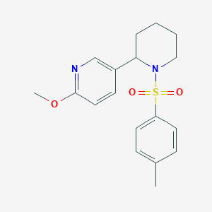 2-Methoxy-5-(1-tosylpiperidin-2-yl)pyridine