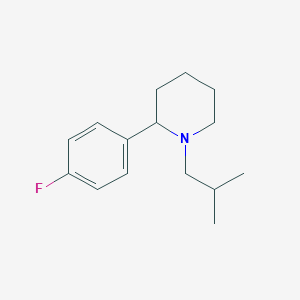 2-(4-Fluorophenyl)-1-isobutylpiperidine