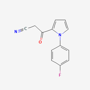 3-(1-(4-Fluorophenyl)-1H-pyrrol-2-yl)-3-oxopropanenitrile