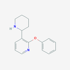 2-Phenoxy-3-(piperidin-2-yl)pyridine