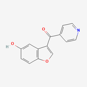 (5-Hydroxybenzofuran-3-yl)(pyridin-4-yl)methanone