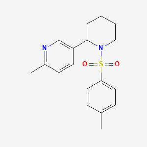 2-Methyl-5-(1-tosylpiperidin-2-yl)pyridine