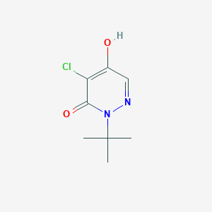 2-tert-Butyl-4-chloro-5-hydroxypyridazin-3(2H)-one
