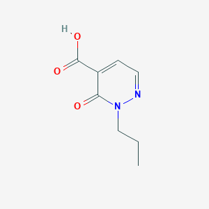 molecular formula C8H10N2O3 B15057961 3-Oxo-2-propyl-2,3-dihydropyridazine-4-carboxylic acid 