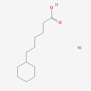 6-Cyclohexylhexanoic acid--nickel (1/1)