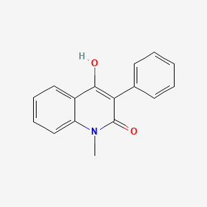 molecular formula C16H13NO2 B1505810 4-Hydroxy-1-methyl-3-phenyl-1,2-dihydroquinolin-2-one CAS No. 519-66-4