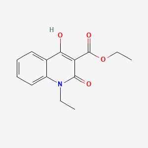 molecular formula C14H15NO4 B1505812 Ethyl 1-ethyl-4-hydroxy-2-oxo-1,2-dihydroquinoline-3-carboxylate CAS No. 52851-60-2