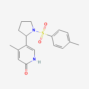 4-Methyl-5-(1-tosylpyrrolidin-2-yl)pyridin-2-ol