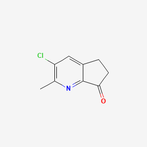 3-Chloro-2-methyl-5H-cyclopenta[B]pyridin-7(6H)-one