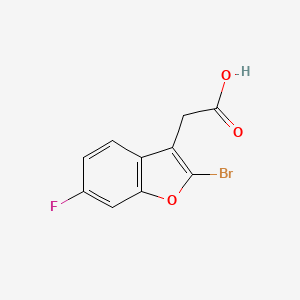 2-(2-Bromo-6-fluorobenzofuran-3-yl)acetic acid