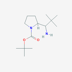 tert-Butyl 2-(1-amino-2,2-dimethylpropyl)pyrrolidine-1-carboxylate