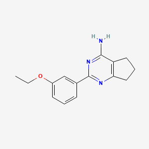 2-(3-ethoxyphenyl)-6,7-dihydro-5H-cyclopenta[d]pyrimidin-4-amine