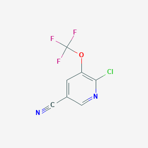 6-Chloro-5-(trifluoromethoxy)nicotinonitrile