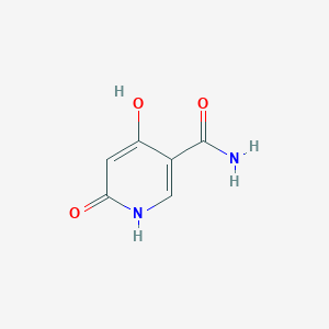 molecular formula C6H6N2O3 B1505835 4,6-Dihydroxynicotinamide CAS No. 5466-41-1