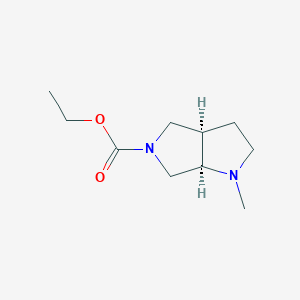 (3AR,6AR)-1-Methyl-5-ethoxycarbonylhexahydropyrrolo[3,4-B]pyrrole