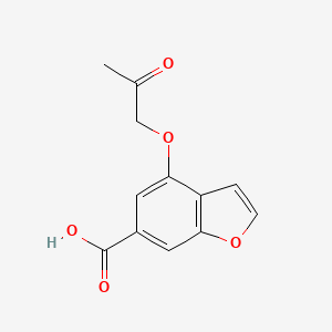 4-(2-Oxopropoxy)benzofuran-6-carboxylicacid