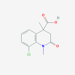 8-Chloro-1,4-dimethyl-2-oxo-1,2,3,4-tetrahydroquinoline-4-carboxylic acid