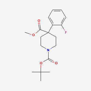 1-Boc-4-(2-fluorophenyl)-4-piperidinecarboxylic acid methyl ester