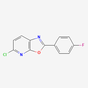 5-Chloro-2-(4-fluorophenyl)oxazolo[5,4-B]pyridine