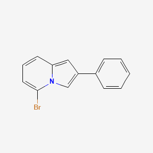 molecular formula C14H10BrN B1505870 5-Bromo-2-phenylindolizine CAS No. 1006591-05-4