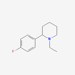 1-Ethyl-2-(4-fluorophenyl)piperidine