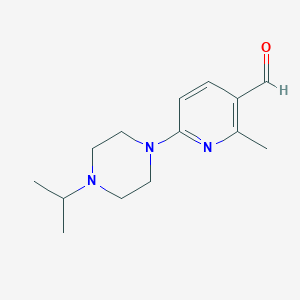 6-(4-Isopropylpiperazin-1-yl)-2-methylnicotinaldehyde