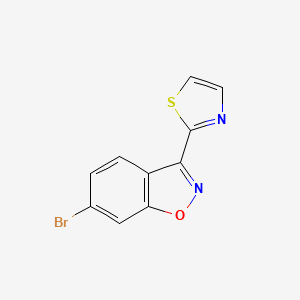 6-Bromo-3-(thiazol-2-yl)benzo[d]isoxazole