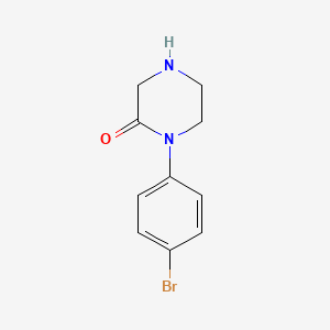 1-(4-Bromophenyl)piperazin-2-one