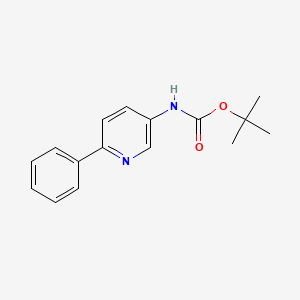molecular formula C16H18N2O2 B1505876 tert-Butyl (6-phenylpyridin-3-yl)carbamate CAS No. 849353-27-1